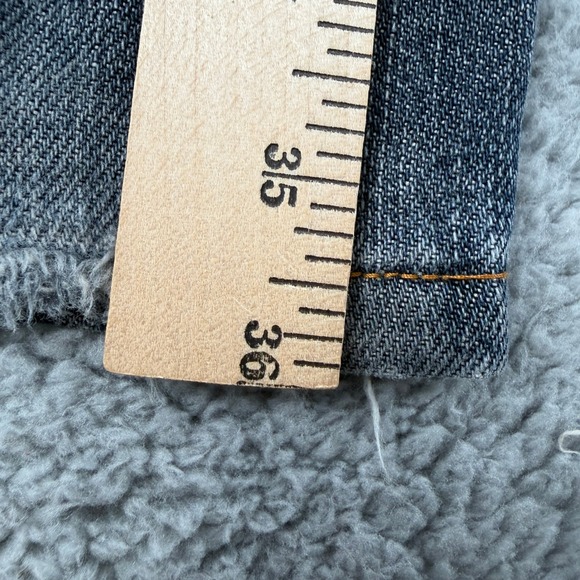 7 For All Mankind Jeans Womens 36 Blue Bootcut Denim Mid Rise Classic USA - Picture 12 of 13
